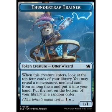 Thundertrap Trainer Token (Blue 1/1) - Thundertrap Trainer Token (Blue 1/1) - [TBLB][NM]