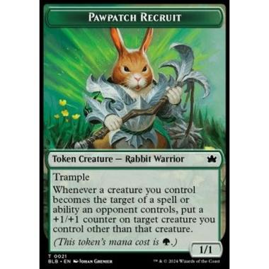 Pawpatch Recruit Token (Green 1/1) - Pawpatch Recruit Token (Green 1/1) - [TBLB][NM]