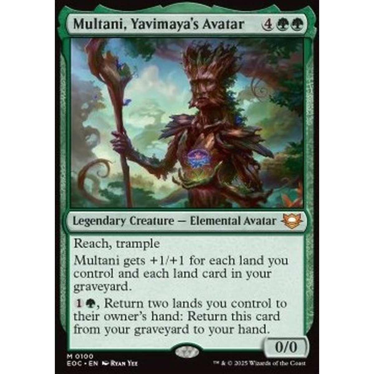 Multani, Yavimaya's Avatar - Multani, Yavimaya's Avatar - [EOC][NM]
