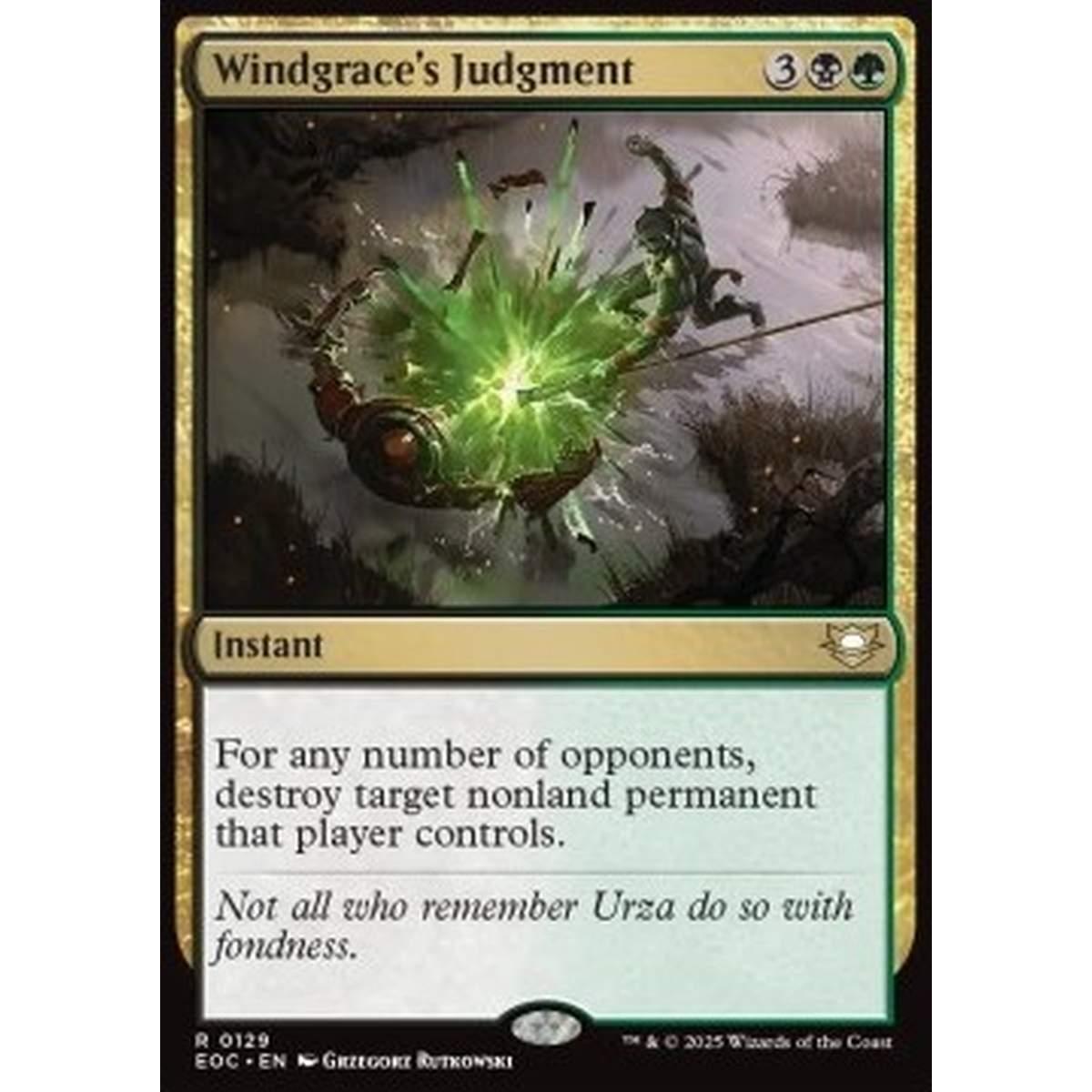 Windgrace's Judgment - Windgrace's Judgment - [EOC][NM]