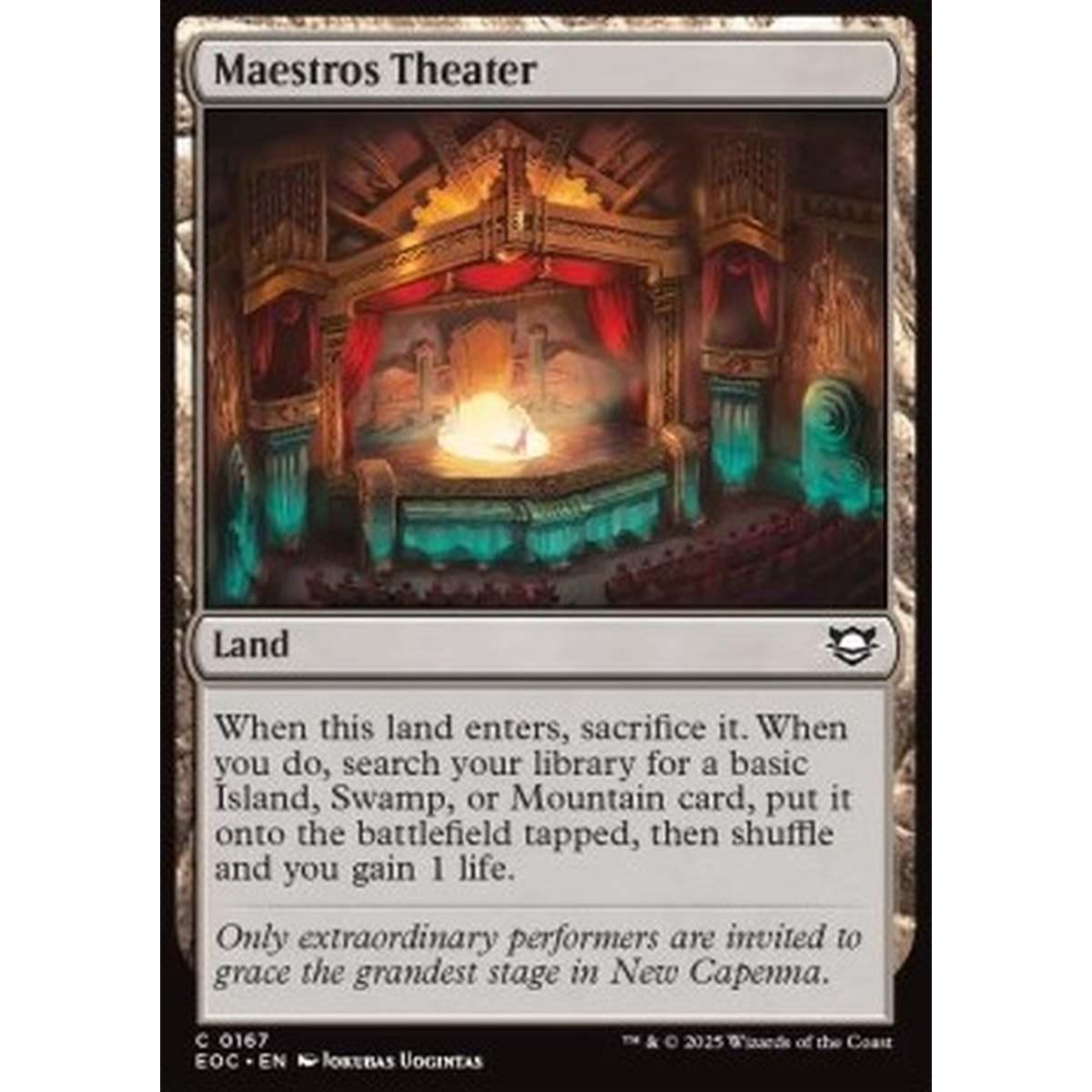 Maestros Theater - Maestros Theater - [EOC][NM]