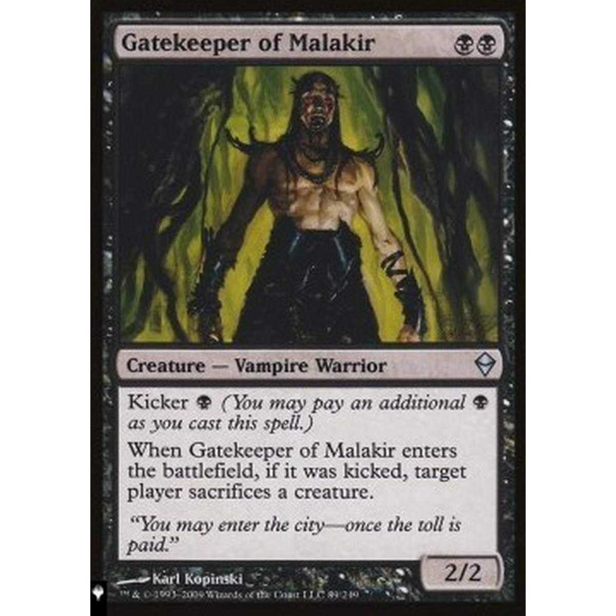 Gatekeeper of Malakir - Gatekeeper of Malakir - [MB2R][NM]