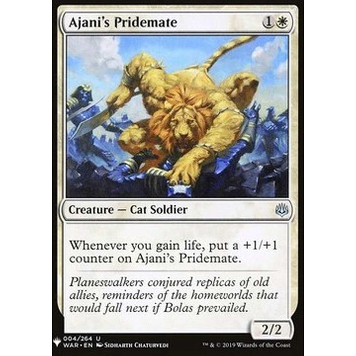 Ajani's Pridemate - Ajani's Pridemate - [MYS][NM]