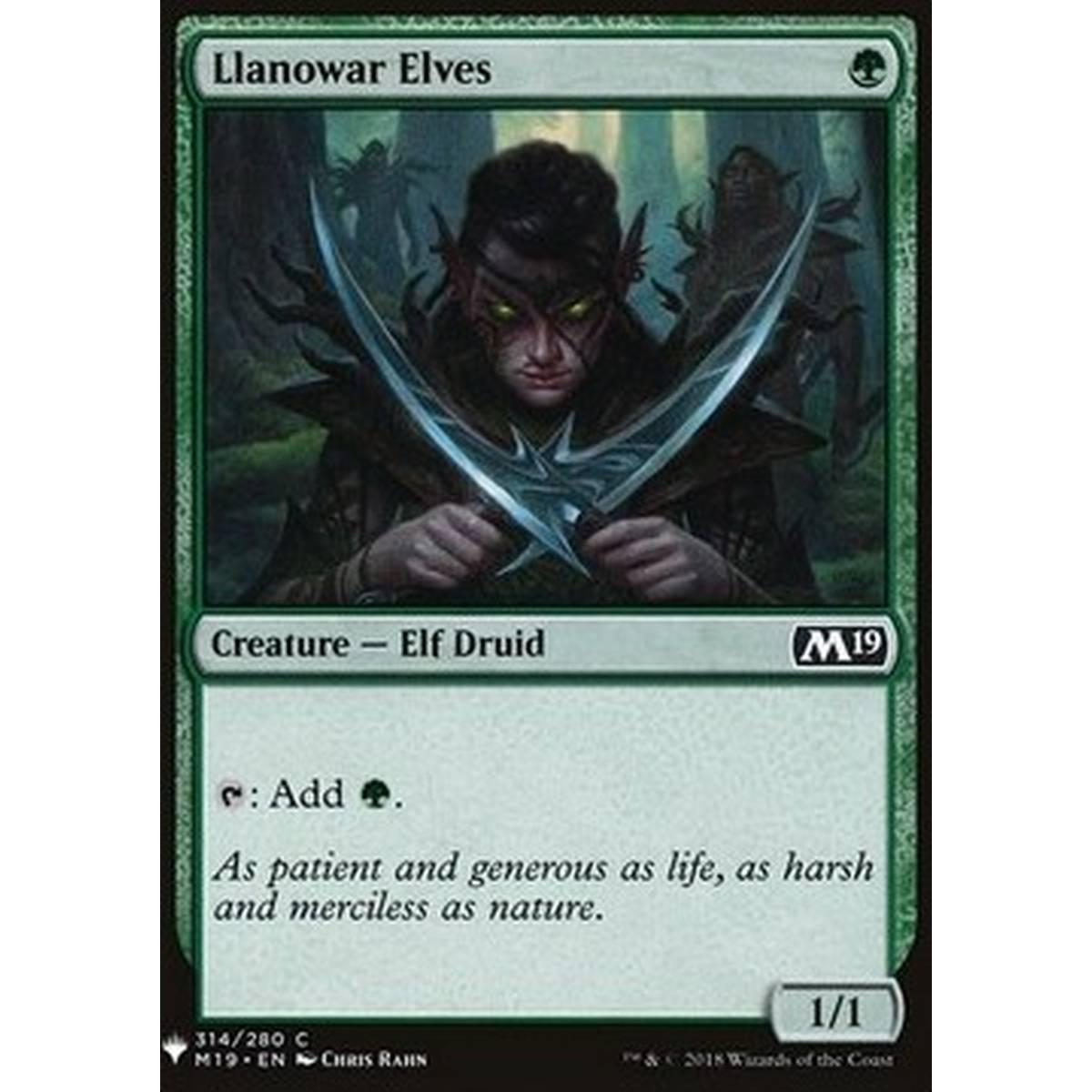 Llanowar Elves - Llanowar Elves - [MYS][NM]