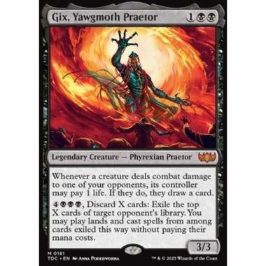 Gix, Yawgmoth Praetor - Gix, Pretore di Yawgmoth - [TDC][NM]