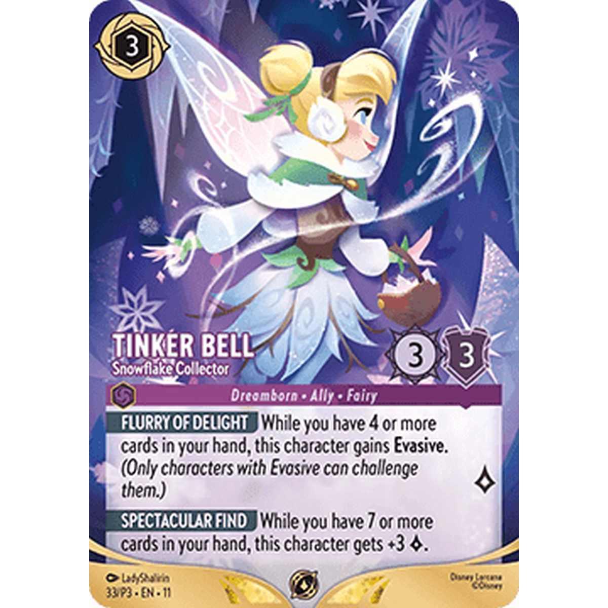 Tinker Bell - Snowflake Collector (V.1) - Trilli - Collezionista di Fiocchi di Neve (V.1) - [PR3][NM]