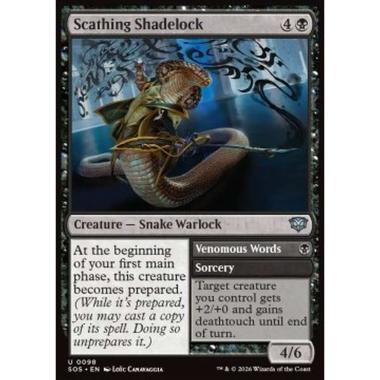 Scathing Shadelock // Venomous Words - Scathing Shadelock // Venomous Words - [SOS][NM]