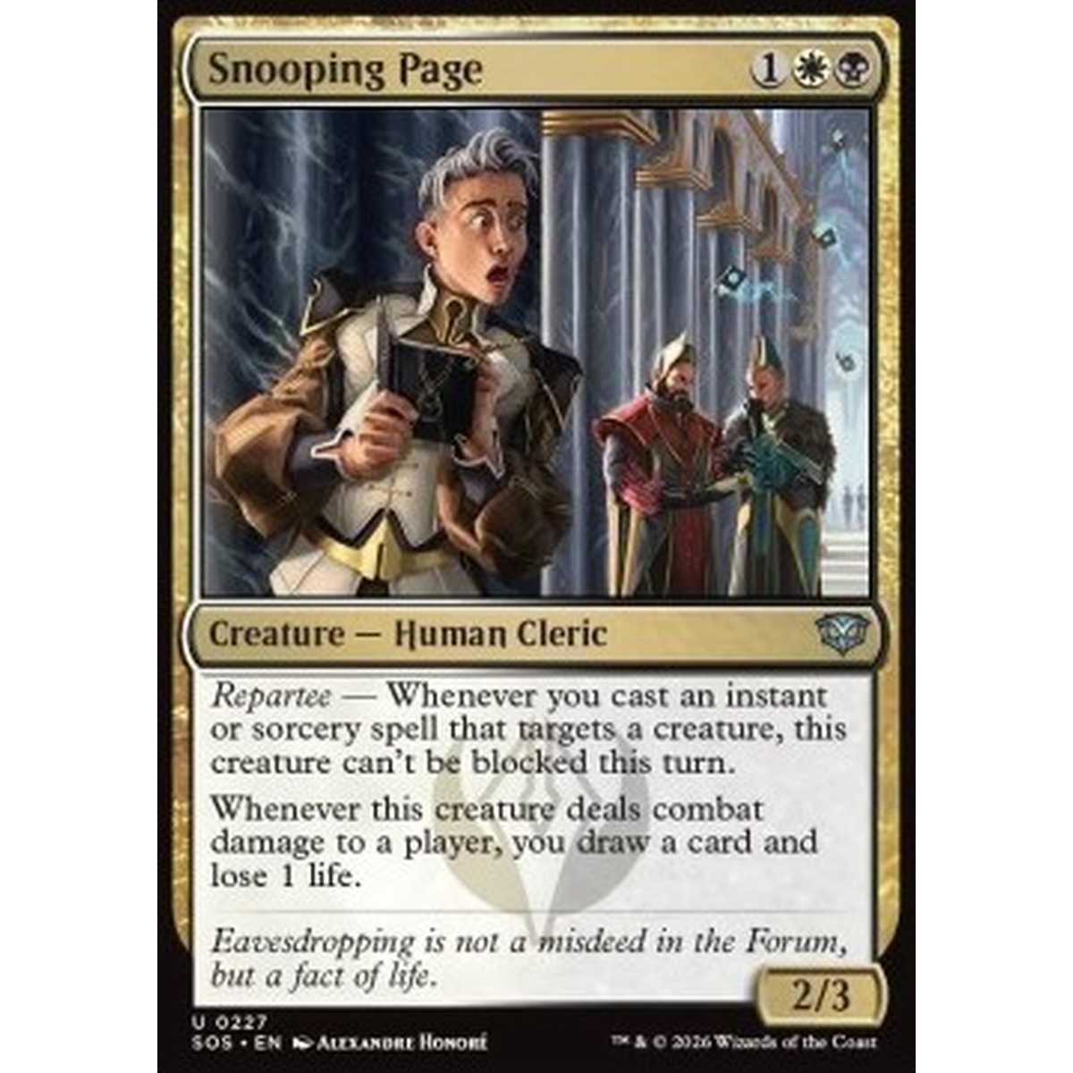 Snooping Page - Snooping Page - [SOS][NM]