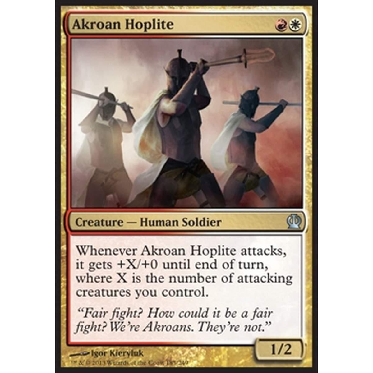 Akroan Hoplite - Oplita di Akros - [THS] [NM]