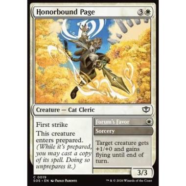 Honorbound Page // Forum's Favor - Honorbound Page // Forum's Favor - [SOS][NM]