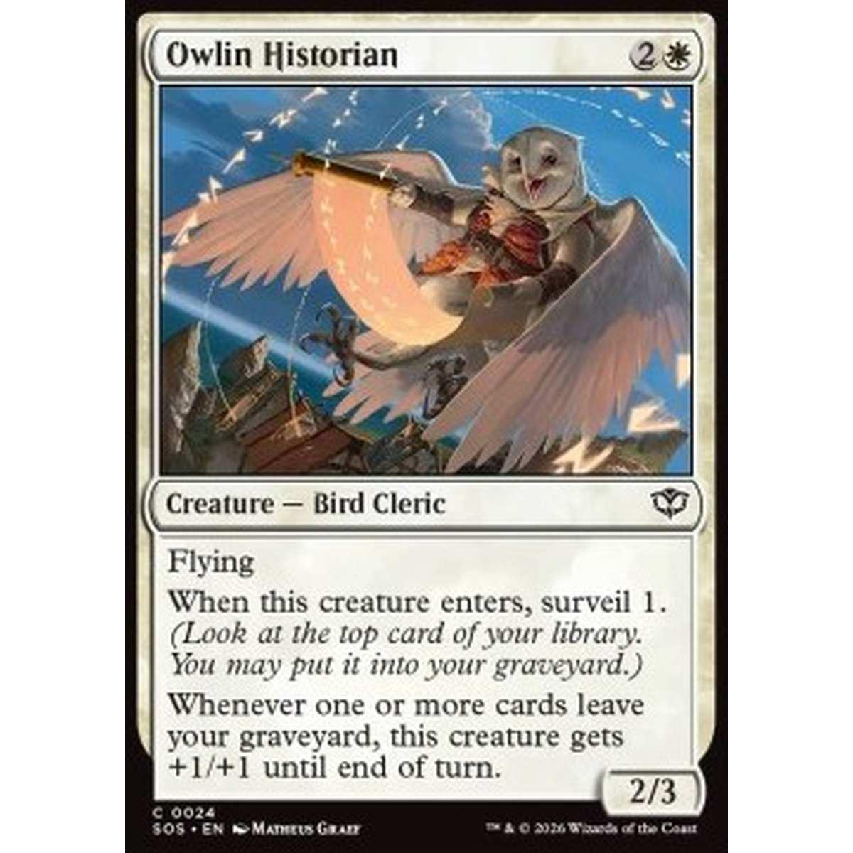 Owlin Historian - Owlin Historian - [SOS][NM]