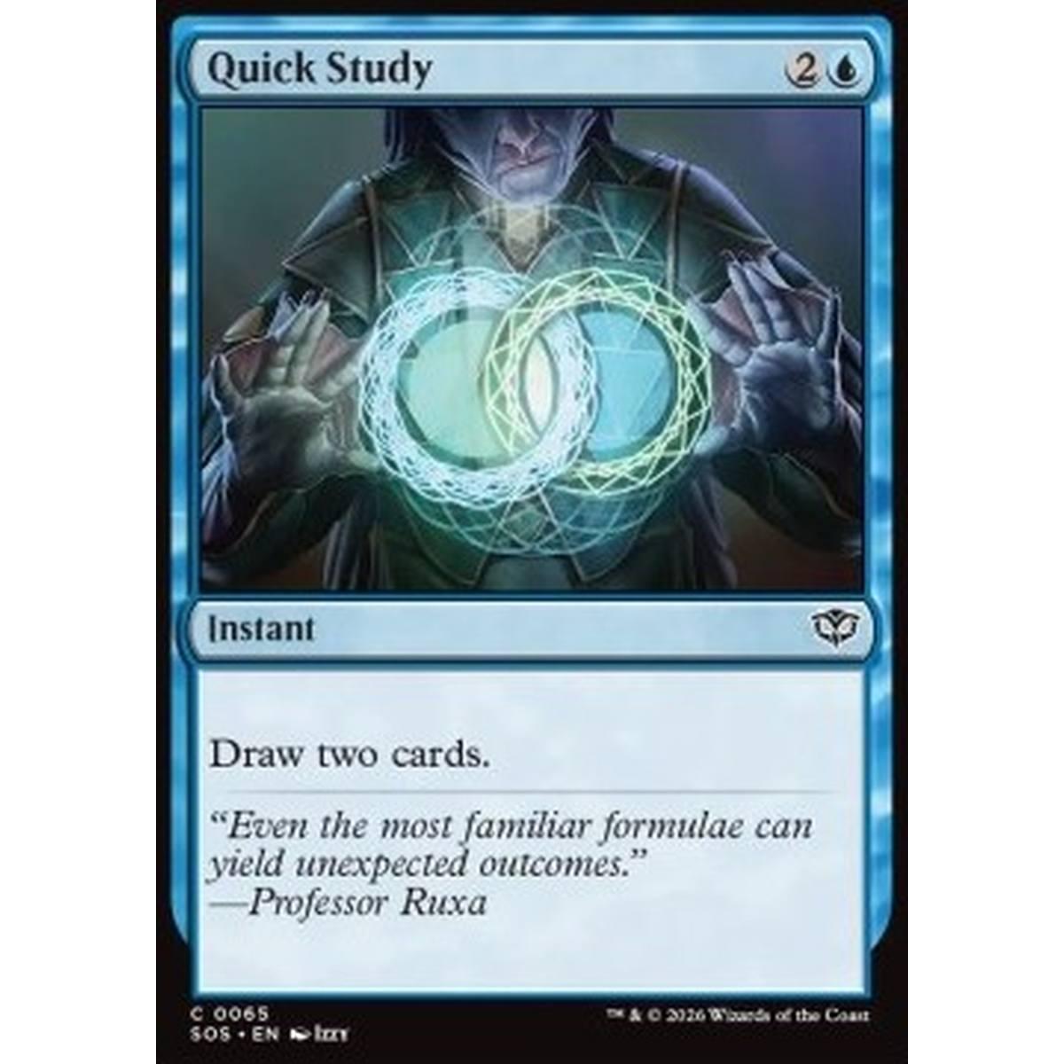 Quick Study - Quick Study - [SOS][NM]