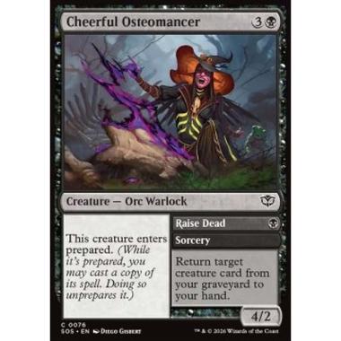 Cheerful Osteomancer // Raise Dead - Cheerful Osteomancer // Raise Dead - [SOS][NM]