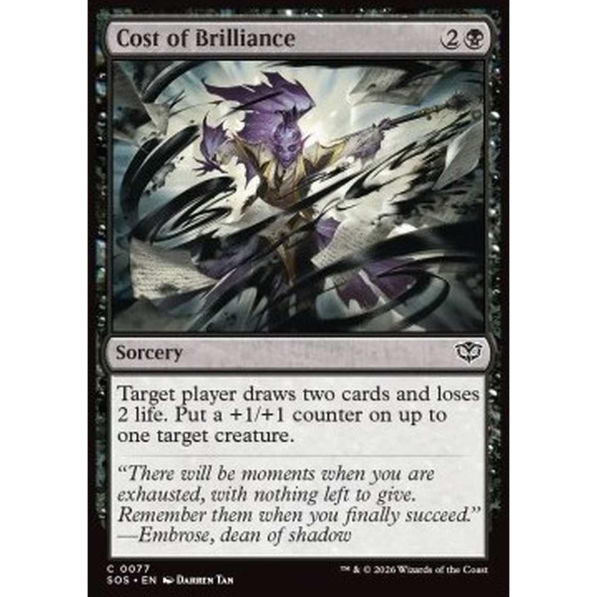 Cost of Brilliance - Cost of Brilliance - [SOS][NM]