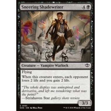 Sneering Shadewriter - Sneering Shadewriter - [SOS][NM]