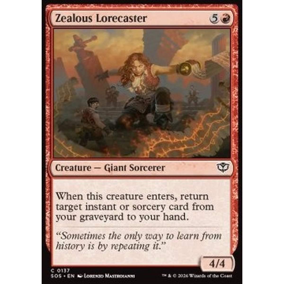 Zealous Lorecaster - Zealous Lorecaster - [SOS][NM]