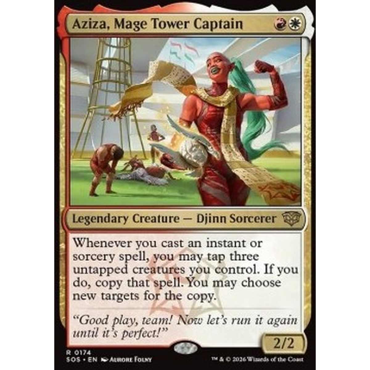 Aziza, Mage Tower Captain - Aziza, Mage Tower Captain - [SOS][NM]