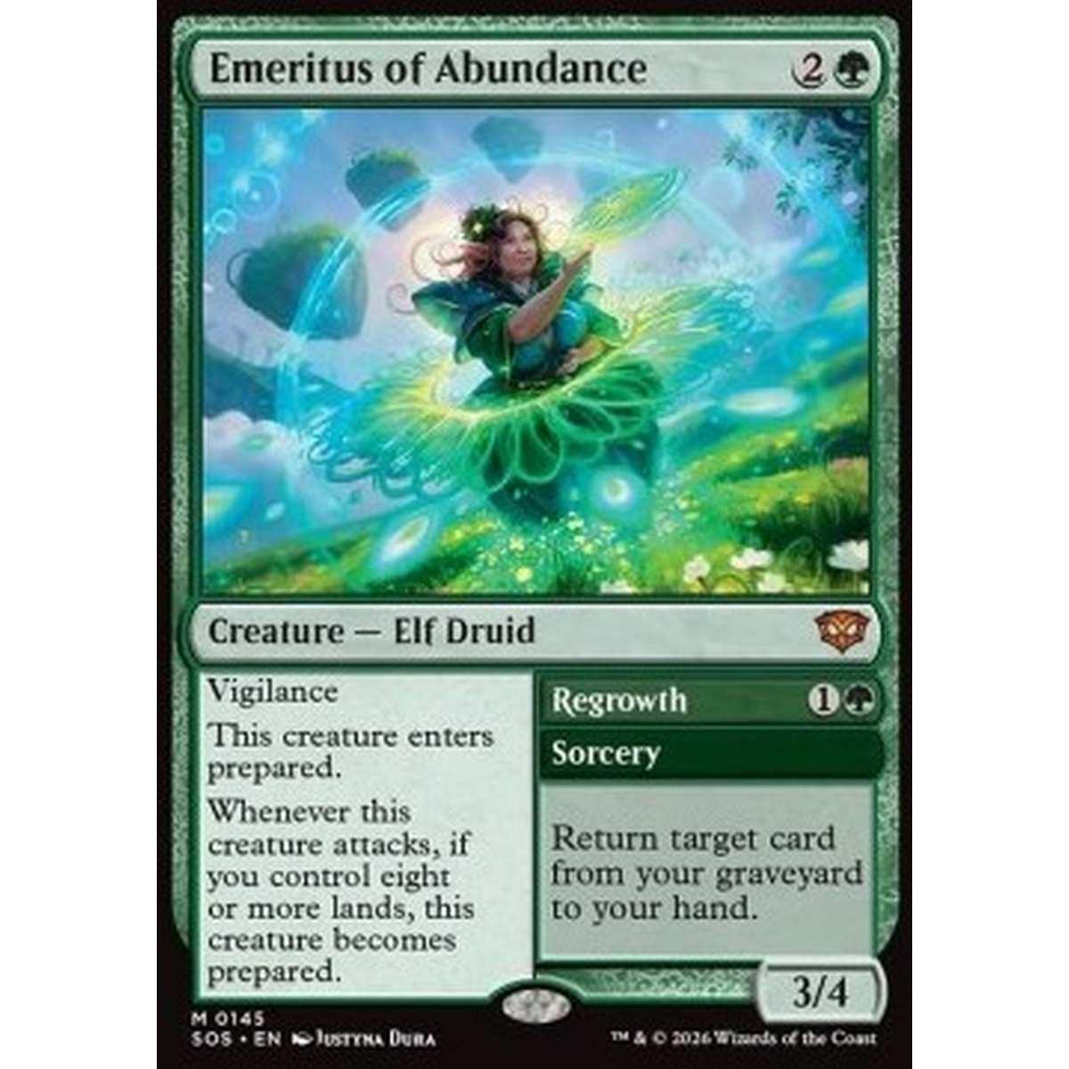 Emeritus of Abundance // Regrowth - Emeritus of Abundance // Regrowth - [SOS][NM]