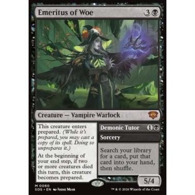 Emeritus of Woe // Demonic Tutor - Emeritus of Woe // Demonic Tutor - [SOS][NM]