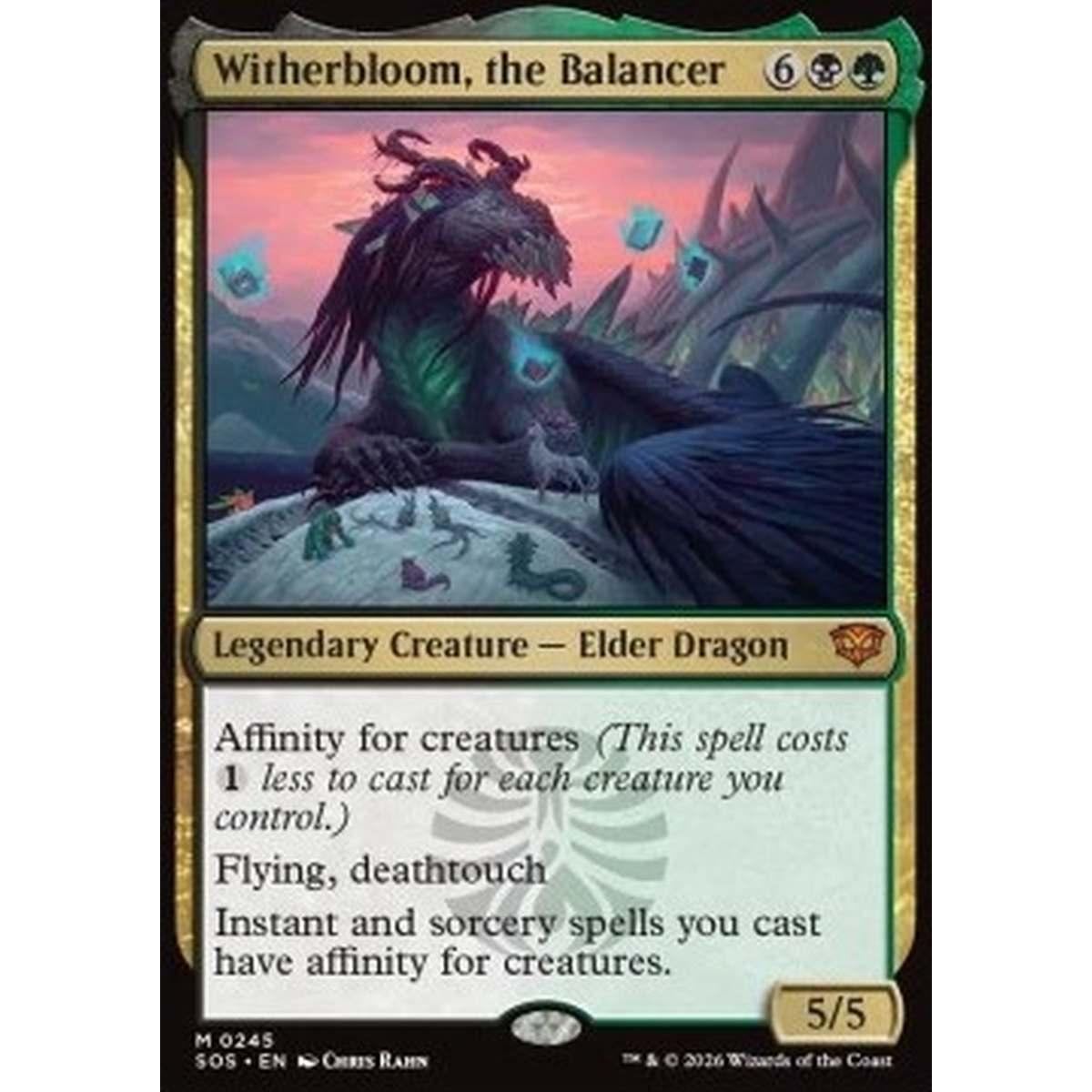 Witherbloom, the Balancer - Witherbloom, the Balancer - [SOS][NM]