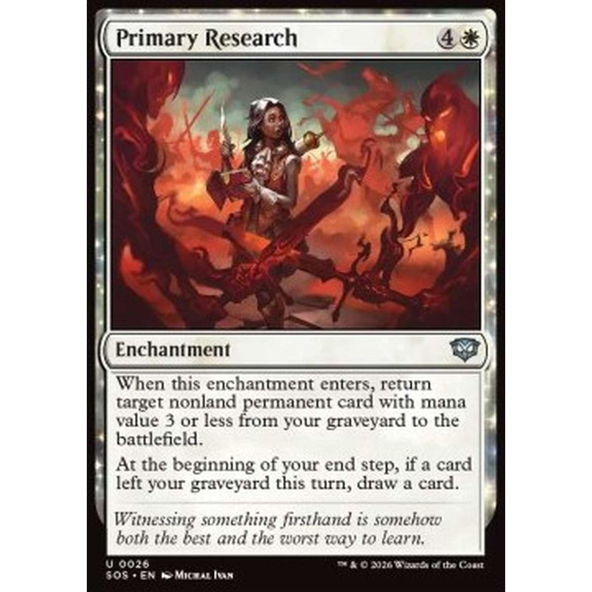 Primary Research - Primary Research - [SOS][NM] [Foil]