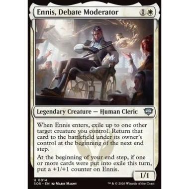 Ennis, Debate Moderator - Ennis, Debate Moderator - [SOS][NM] [Foil]
