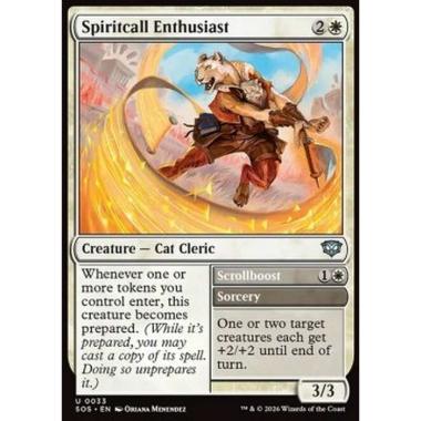Spiritcall Enthusiast // Scrollboost - Spiritcall Enthusiast // Scrollboost - [SOS][NM] [Foil]