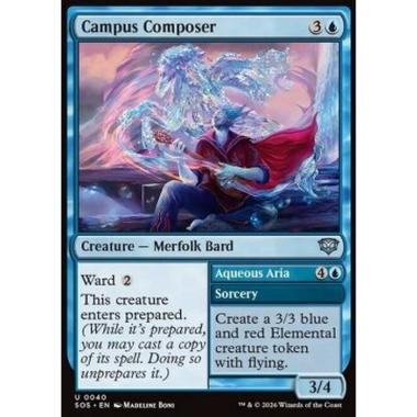 Campus Composer // Aqueous Aria - Campus Composer // Aqueous Aria - [SOS][NM] [Foil]