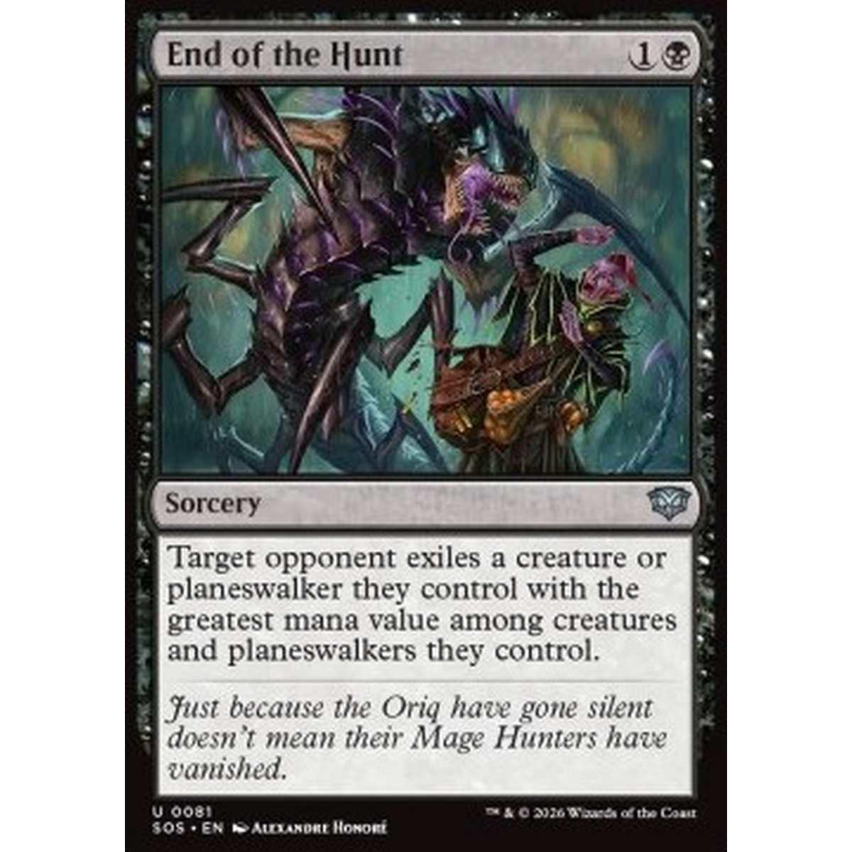 End of the Hunt - End of the Hunt - [SOS][NM] [Foil]