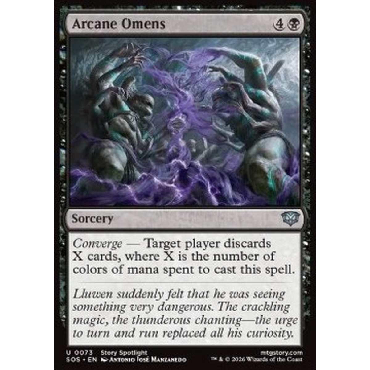 Arcane Omens - Arcane Omens - [SOS][NM] [Foil]