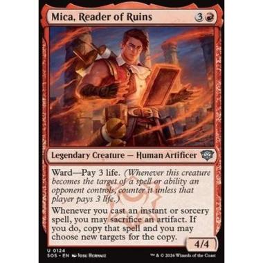 Mica, Reader of Ruins - Mica, Reader of Ruins - [SOS][NM] [Foil]