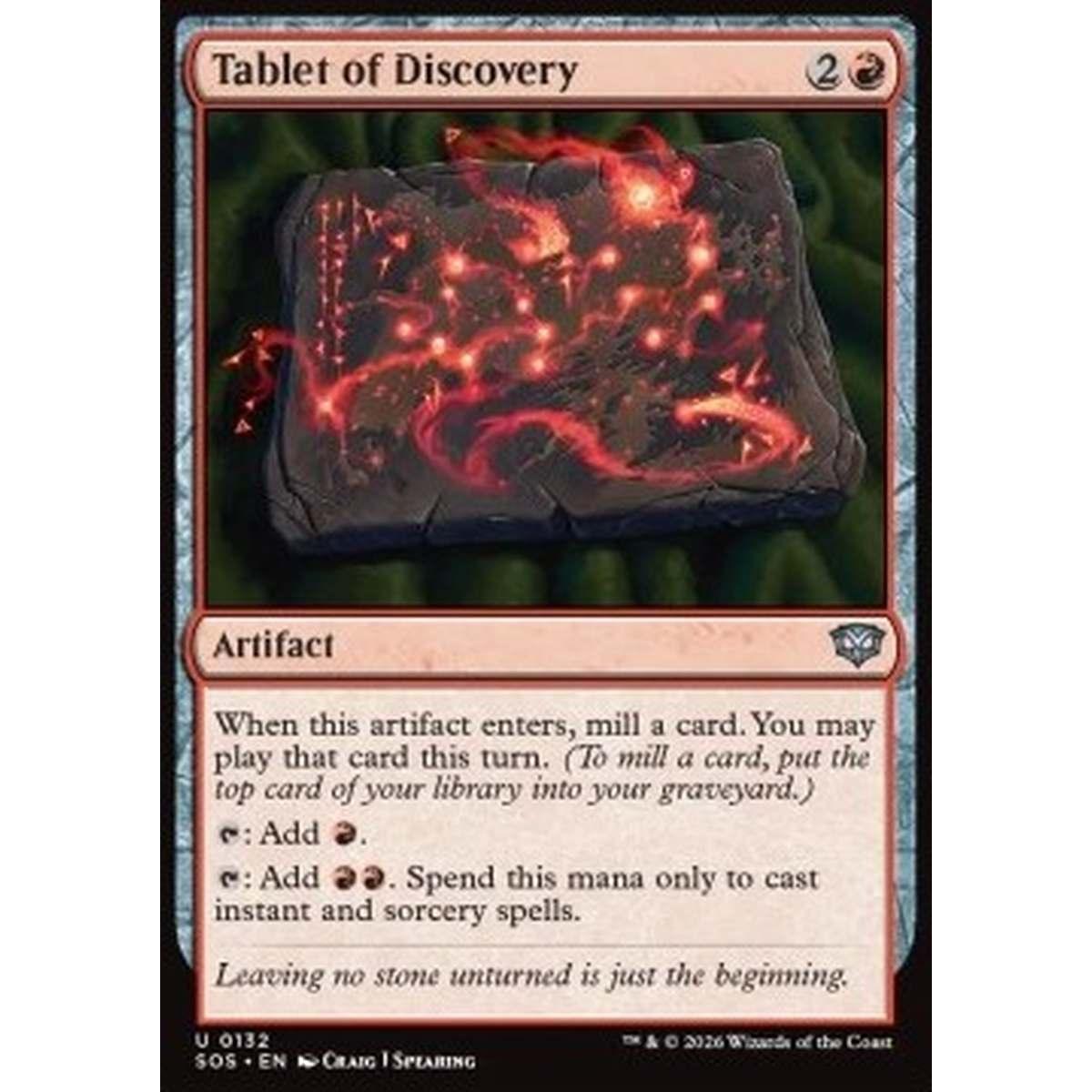 Tablet of Discovery - Tablet of Discovery - [SOS][NM] [Foil]