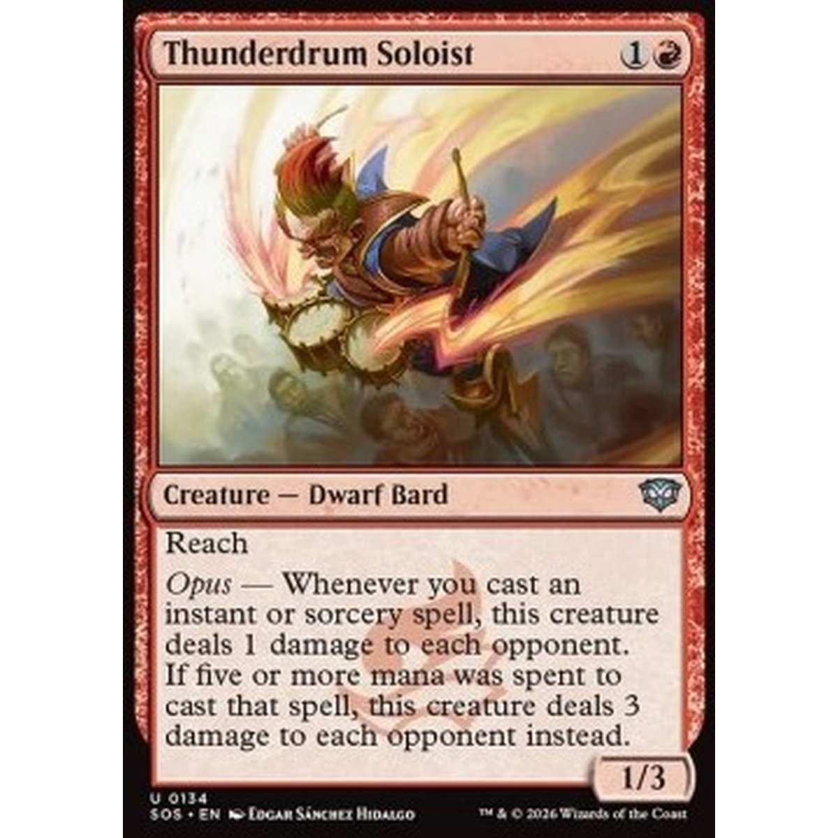 Thunderdrum Soloist - Thunderdrum Soloist - [SOS][NM] [Foil]