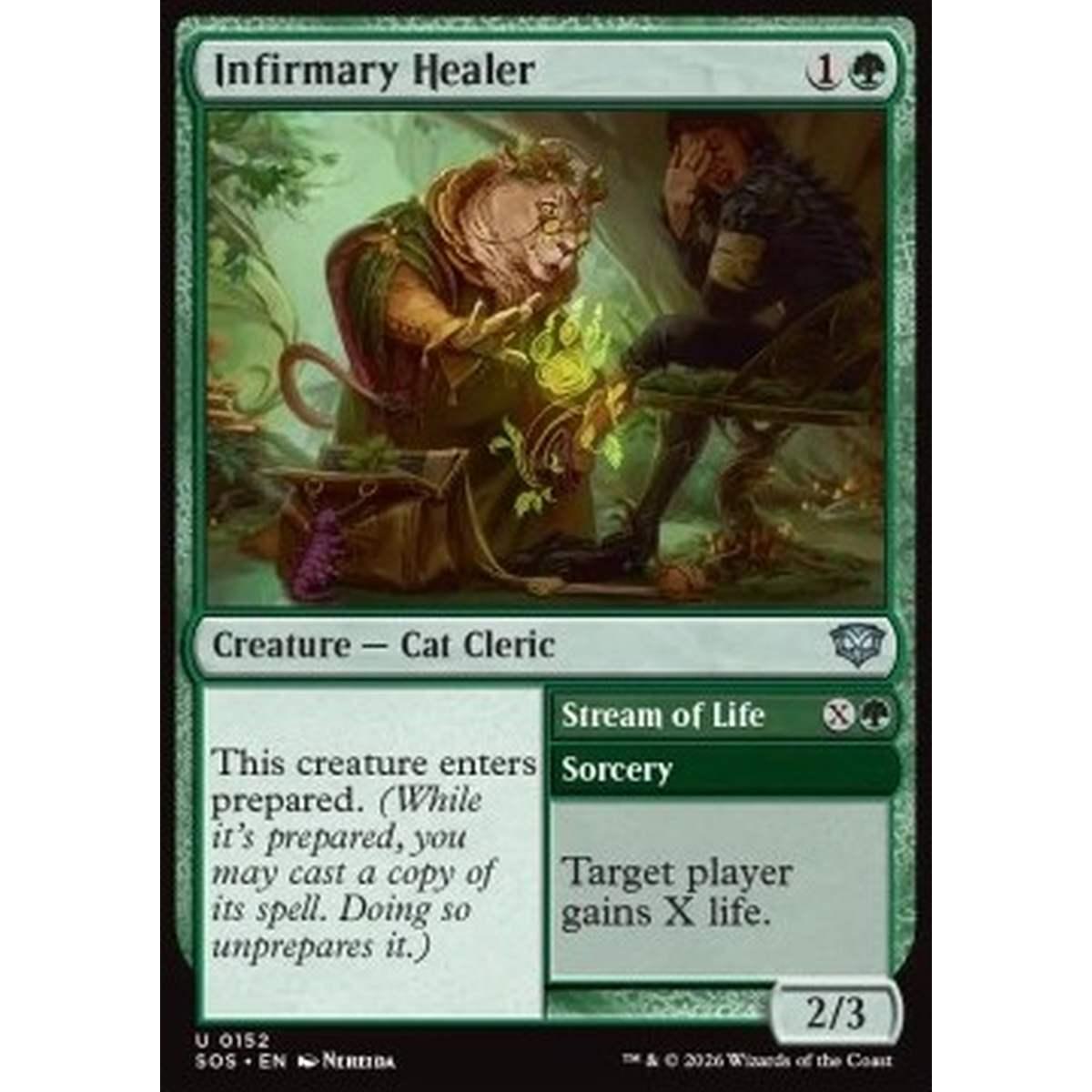 Infirmary Healer // Stream of Life - Infirmary Healer // Stream of Life - [SOS][NM] [Foil]