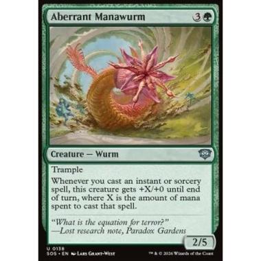 Aberrant Manawurm - Aberrant Manawurm - [SOS][NM] [Foil]