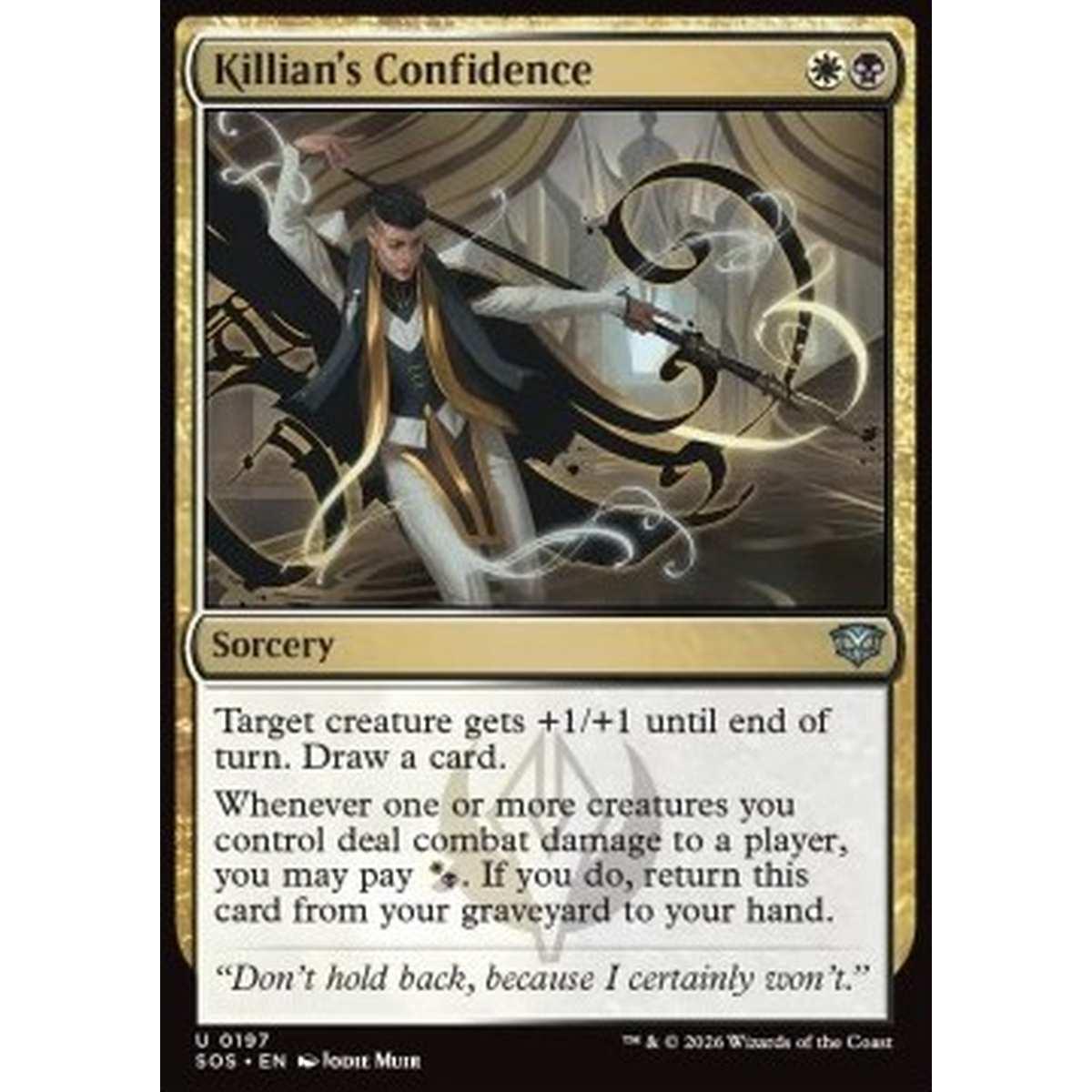 Killian's Confidence - Killian's Confidence - [SOS][NM] [Foil]