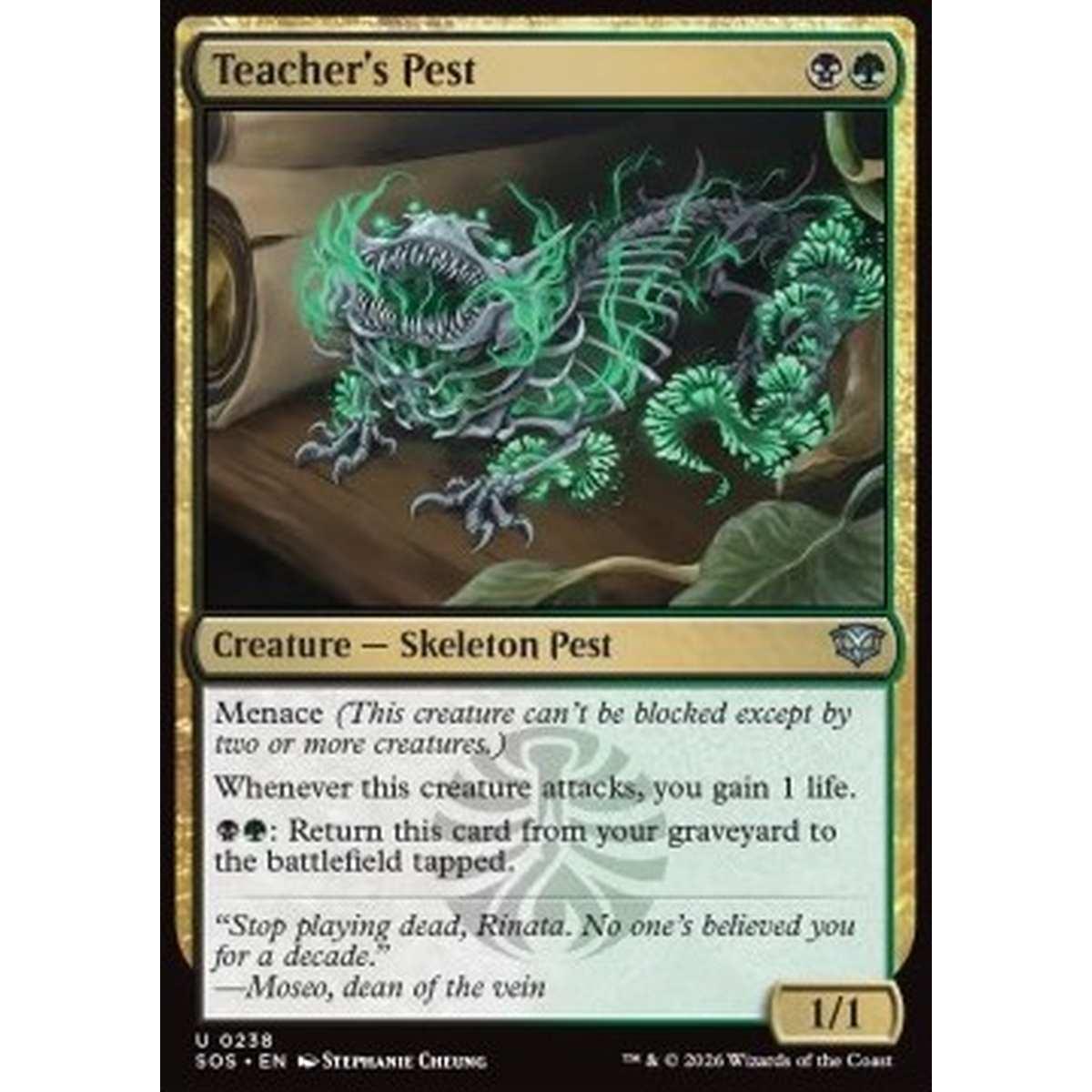 Teacher's Pest - Teacher's Pest - [SOS][NM] [Foil]