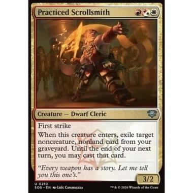 Practiced Scrollsmith - Practiced Scrollsmith - [SOS][NM] [Foil]
