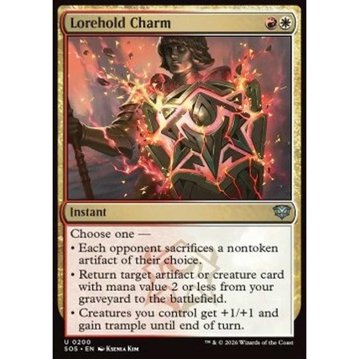 Lorehold Charm - Lorehold Charm - [SOS][NM] [Foil]