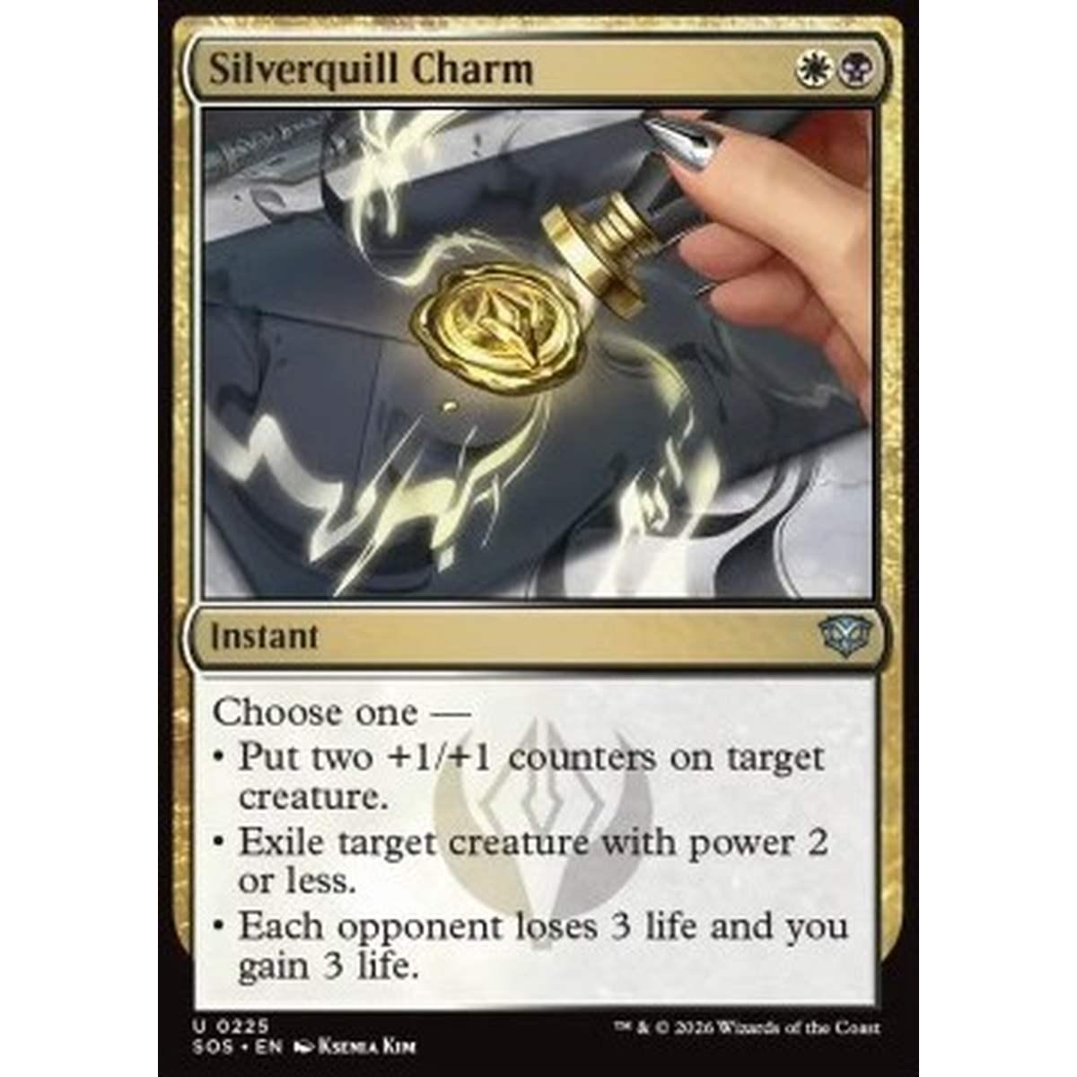 Silverquill Charm - Silverquill Charm - [SOS][NM] [Foil]