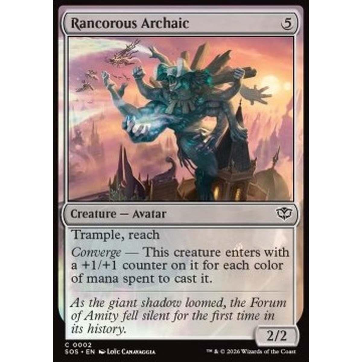 Rancorous Archaic - Rancorous Archaic - [SOS][NM] [Foil]