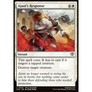 Ajani's Response - Ajani's Response - [SOS][NM] [Foil]