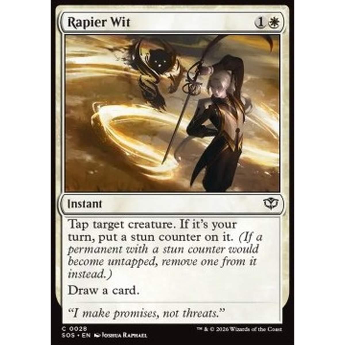 Rapier Wit - Rapier Wit - [SOS][NM] [Foil]