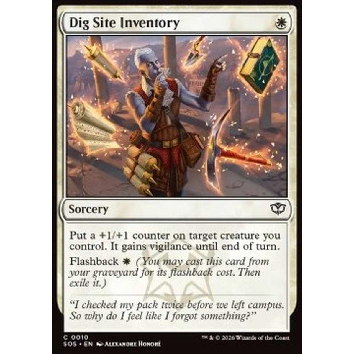 Dig Site Inventory - Dig Site Inventory - [SOS][NM] [Foil]