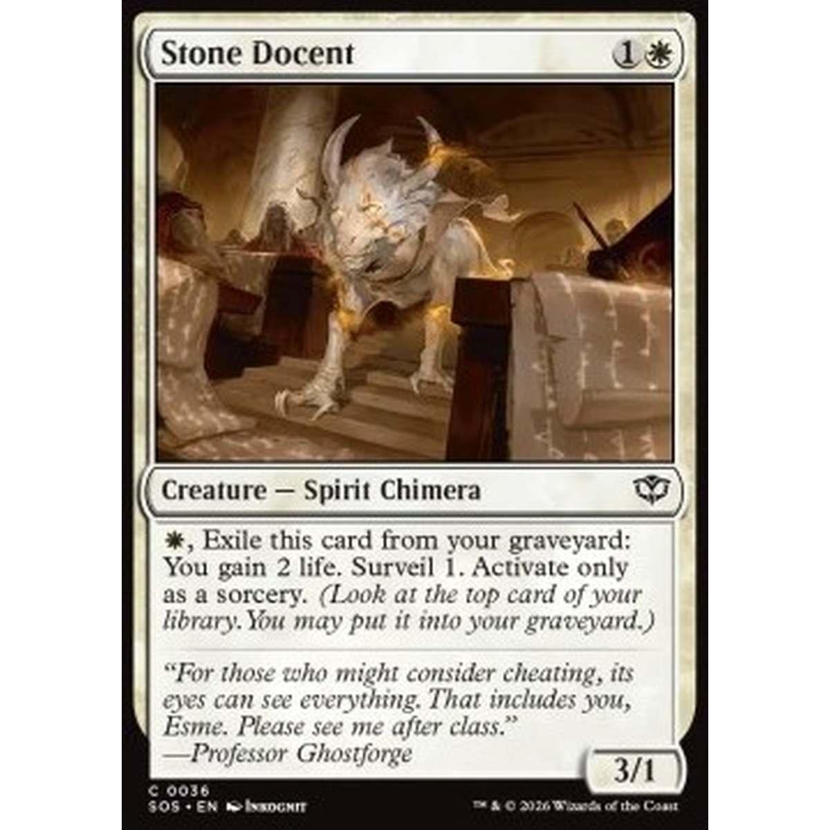 Stone Docent - Stone Docent - [SOS][NM] [Foil]