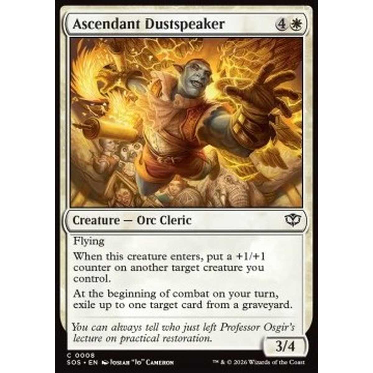Ascendant Dustspeaker - Ascendant Dustspeaker - [SOS][NM] [Foil]