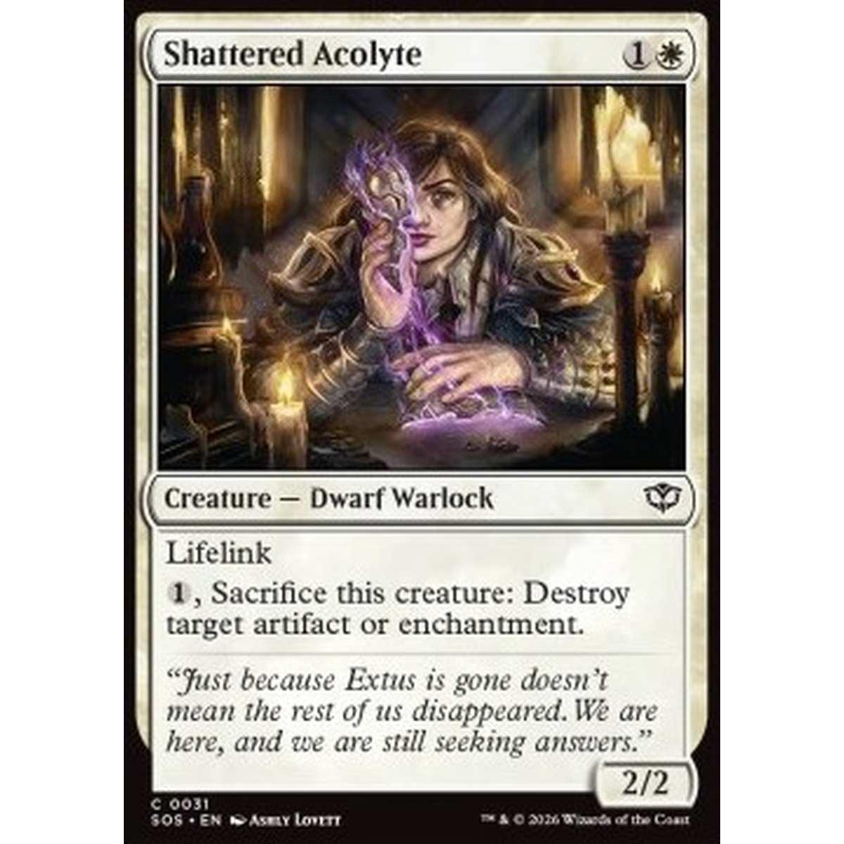Shattered Acolyte - Shattered Acolyte - [SOS][NM] [Foil]