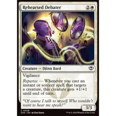 Rehearsed Debater - Rehearsed Debater - [SOS][NM] [Foil]