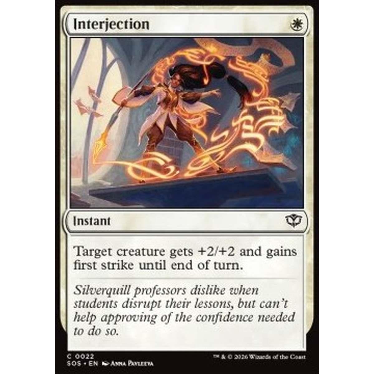 Interjection - Interjection - [SOS][NM] [Foil]
