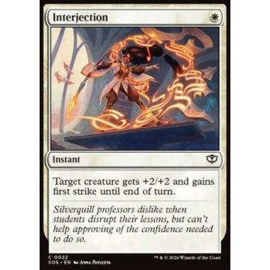 Interjection - Interjection - [SOS][NM] [Foil]